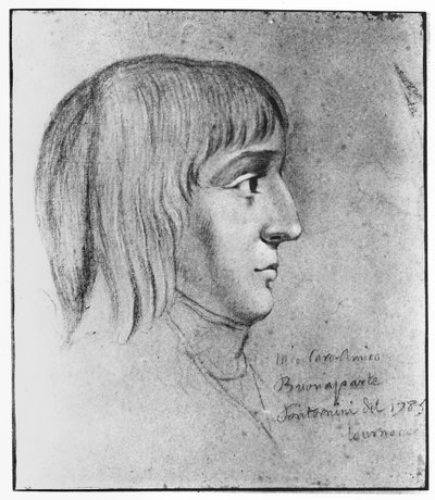 Napoleon Bonaparte, aged 16, 1785 by Pontornini